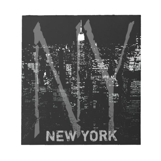 New York Souvenir Notepad Empire State-notebooks Notitieblok (Voorkant)