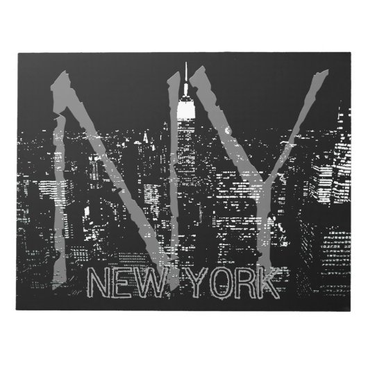New York Souvenir Notepad Empire State-notebooks Notitieblok (Voorkant)