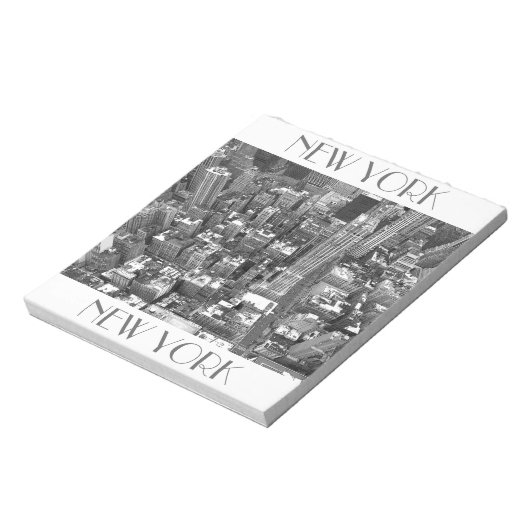 New York Souvenir Notepad Empire State Uitzicht Gi Notitieblok (Linkerzijde)