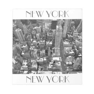 New York Souvenir Notepad Empire State Uitzicht Gi Notitieblok