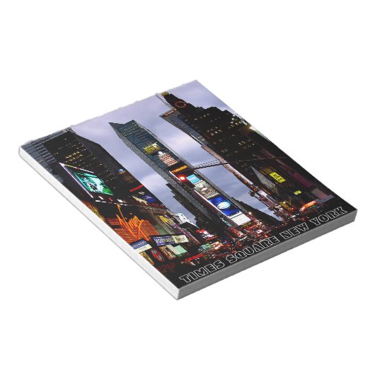 New York Souvenir Notepad NY Time Square Notepad Notitieblok (Schuin)