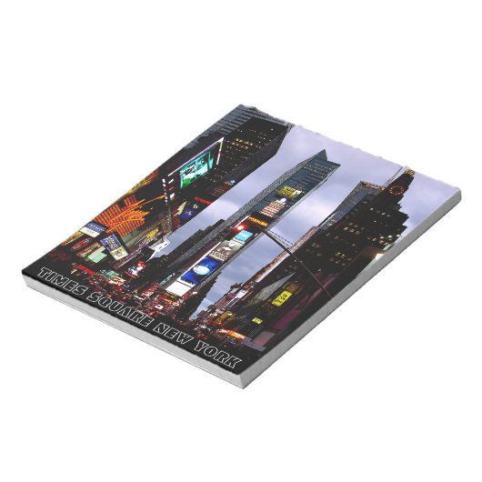 New York Souvenir Notepad NY Time Square Notepad Notitieblok (Linkerzijde)