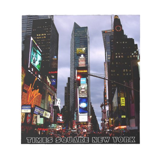 New York Souvenir Notepad NY Time Square Notepad Notitieblok (Voorkant)