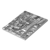 New York Souvenir Notepad Retro NYC Uitzicht Gift Notitieblok (Linkerzijde)
