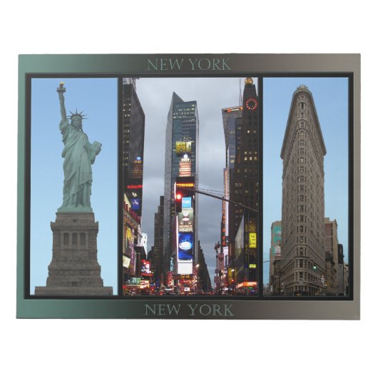 New York Souvenir Notitieblok NYC Landmark Gifts (Voorkant)