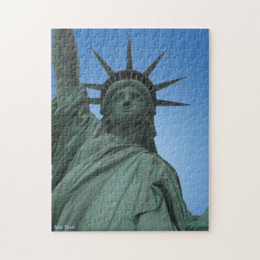 New York Souvenir Puzzel Standbeeld Liberty Puzzel Legpuzzel (Verticaal)