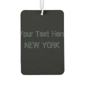 New York Souvenir Statue of Liberty Air Freshener Luchtverfrisser (Achterkant)