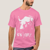 New York Souvenir Tall T-shirt NYC Bull Shirt (Voorkant)