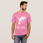 New York Souvenir Tall T-shirt NYC Bull Shirt (Voorkant volledig)