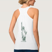 New York Souvenir Tanktop Statue of Liberty Top (Achterkant)