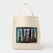 New York Souvenirs NY Canvas tas Landmark Souvenir (Voorkant)