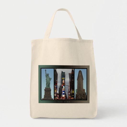 New York Souvenirs NY Canvas tas Landmark Souvenir (Voorkant)