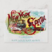 New York Special  Sigar Label Briefkaart (Voorkant)