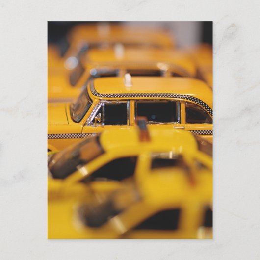 New York Speelgoed Taxis Briefkaart (Voorkant)