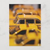New York Speelgoed Taxis Briefkaart (Voorkant)