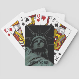 New York Speelt kaartenbeeld Vrije Souvenirs Pokerkaarten