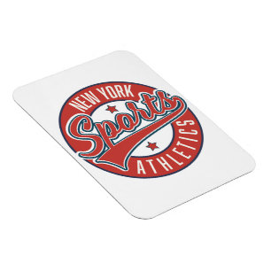 new york sport athletic logo magneet