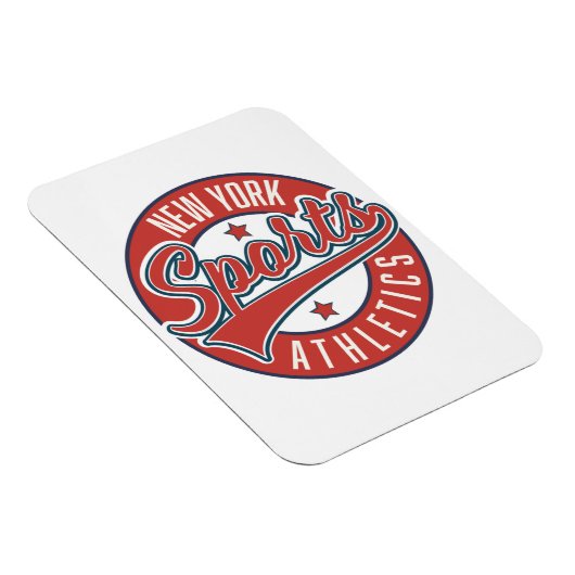 new york sport atletiek logo magneet (Rechterzijde)