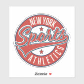 new york sport atletiek logo sticker (Vel)