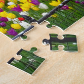 New York Spring Flowers.Kerstgroeten Legpuzzel (Zijkant)