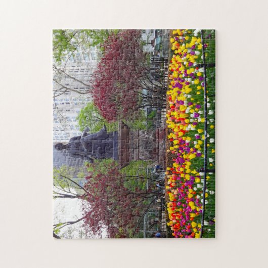 New York Spring Flowers. Legpuzzel (Verticaal)