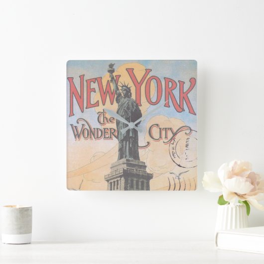  New York Square wandklok (Huis)