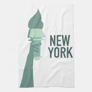 New York Standbeeld van de Vrijheid Theedoek