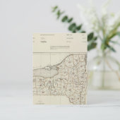 New York State atlas Briefkaart (Staand voorkant)