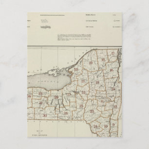 New York State atlas Briefkaart