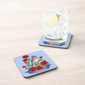 New York State Bird and Flower Bier Onderzetter (Rechterzijde)