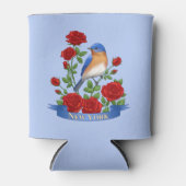 New York State Bird and Flower Blikjeskoeler (Voorkant)