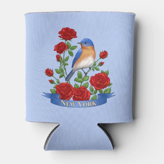 New York State Bird and Flower Blikjeskoeler (Voorkant)