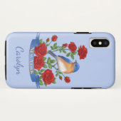New York State Bird and Flower Case-Mate iPhone Case (Achterkant (horizontaal))