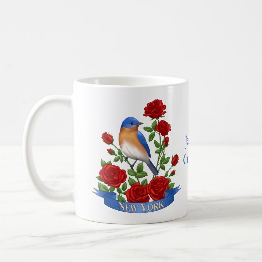 New York State Bird and Flower Koffiemok (Links)
