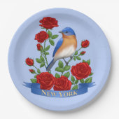 New York State Bird and Flower Papieren Bordje (Voorkant)