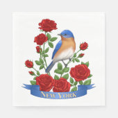 New York State Bird and Flower Servetten (Voorkant)