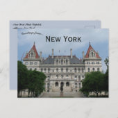 New York State Capitol Albany New York Briefkaart (Voorkant / Achterkant)