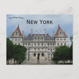 New York State Capitol Albany New York Briefkaart