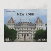 New York State Capitol Albany New York Briefkaart (Voorkant)