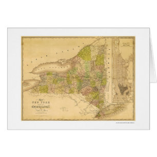 New York State Early Map 1839