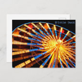 New York State Fair - Syracuse NY - Ferris Wheel P Briefkaart (Voorkant / Achterkant)