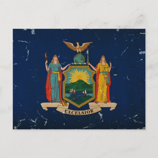 New York State Flag  Briefkaart (Voorkant)