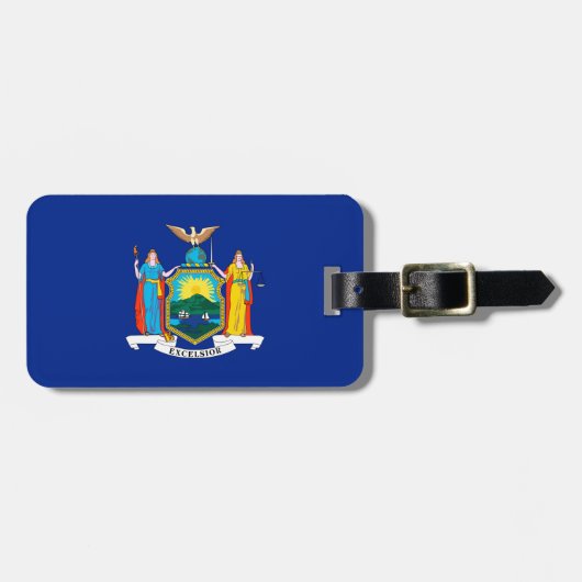 New York State Flag Design Bagagelabel (Voorkant horizontaal)