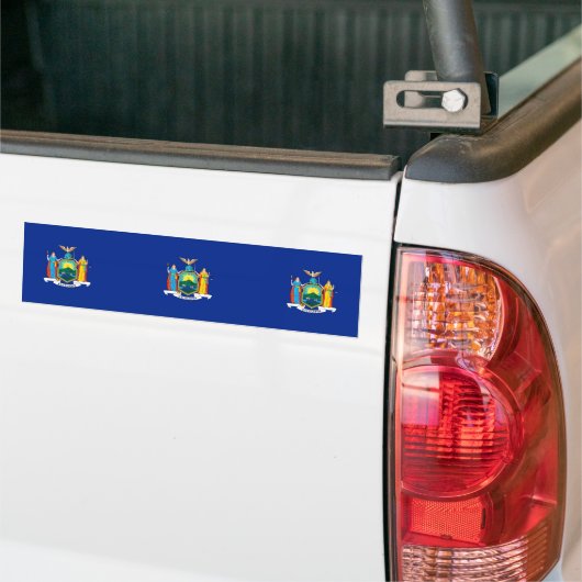 New York State Flag Design Bumpersticker (Op Truck)