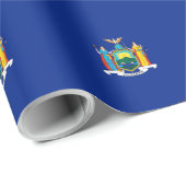 New York State Flag Design Cadeaupapier (Rol Hoek)