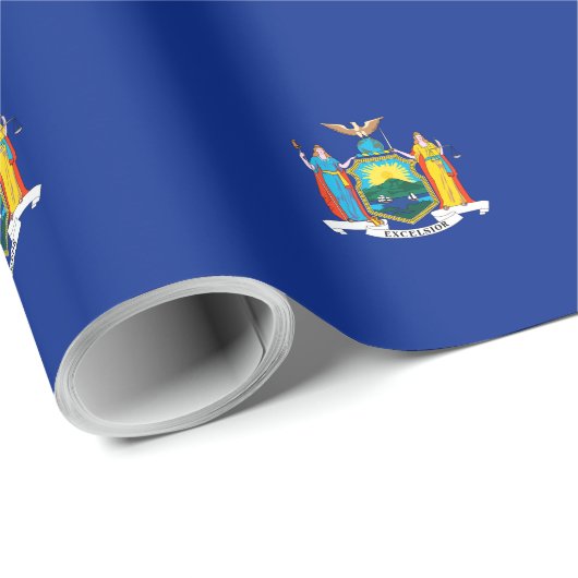 New York State Flag Design Cadeaupapier (Rol Hoek)