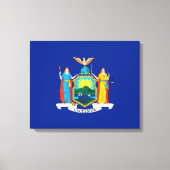 New York State Flag Design Canvas Afdruk (Voorkant)
