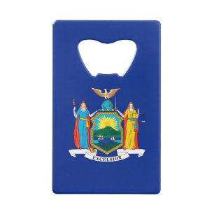 New York State Flag Design Creditkaart Flessenopener