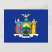 New York State Flag Design Decor Briefkaart (Voorkant)