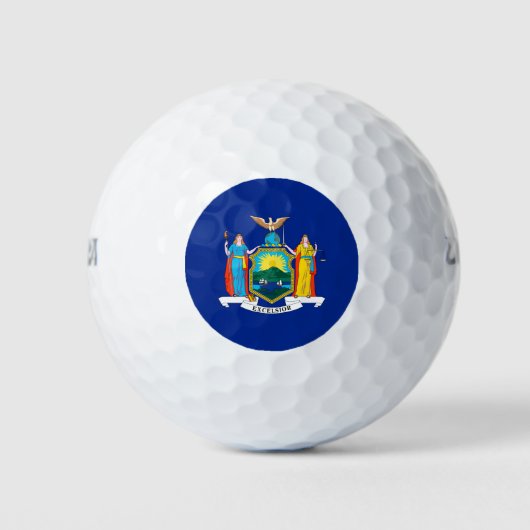 New York State Flag Design Golfballen (Voorkant)